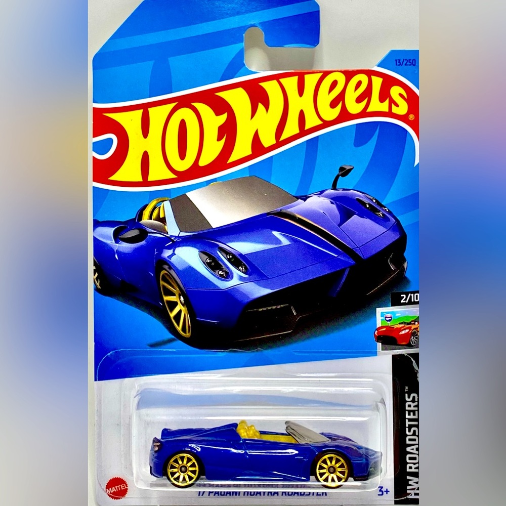 ✅ 🚗 4/$20 🚗NEW HOT WHEELS 2/10 HW ROADSTERS ‘17 PAGANI HUAYRA ROADSTER #13/250